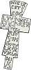 Disegno della presunta croce rinvenuta nella tomba di Art a Glastonbury